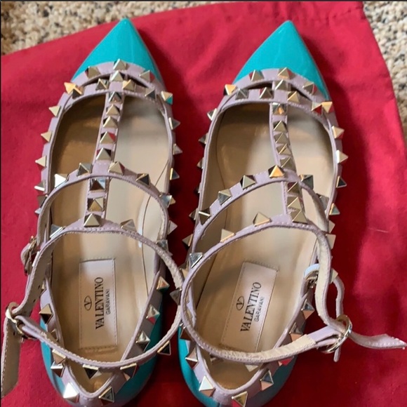 VALENTINO STRAP FLATS SIE (5) - Picture 2 of 4